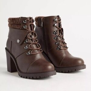 Torrid Lace-Up Hiker Boot NWT Size 10W